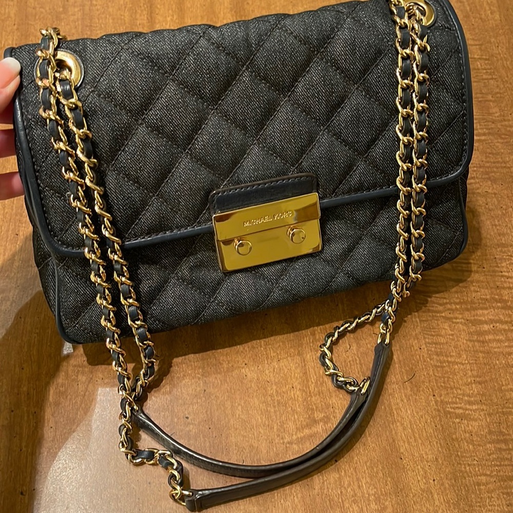 Michael Kors Sloan denim bag VGUC